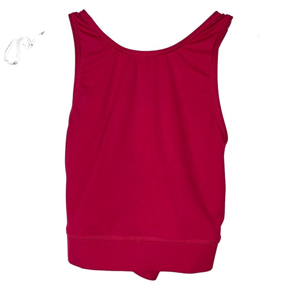 FLEX TEK SMOOTH High Neck Strappy Cross Back Padless Sport Bra Size Small